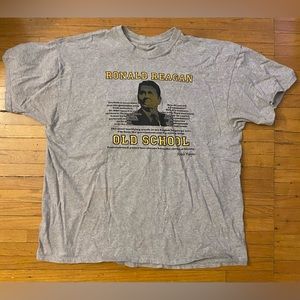 Ronald Reagan Grey Graphic Tee
